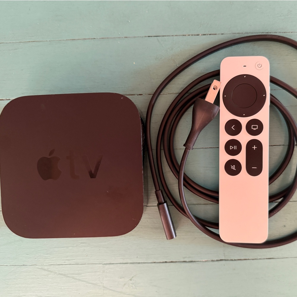 Apple Streaming Device with Remote - Black and Silver